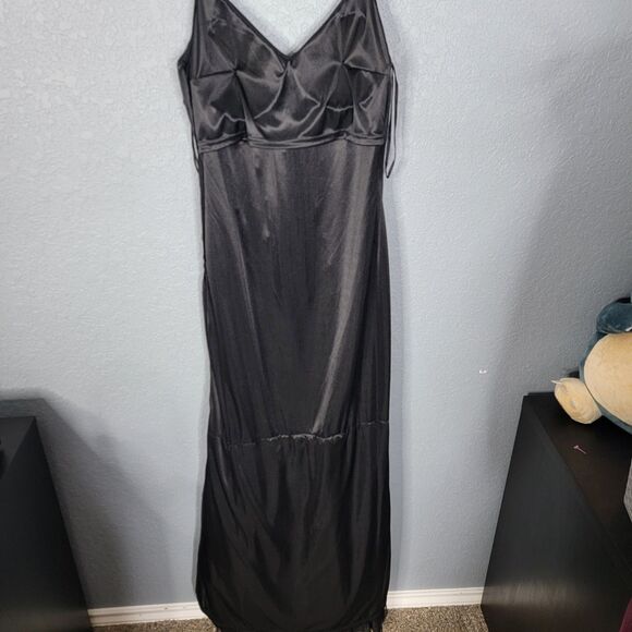 Sue Wong Nocturne Black Beaded Sequin Floral Long Evening Gown Size 8 Formal - Picture 13 of 17